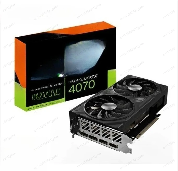 

For GeForce RTX4070 WINDFORCE 2X OC 12G Dual Fans ‎NVIDIA Gaming Graphics Card Support 192bit PCIe 4.0 HDMI DP 8Pin