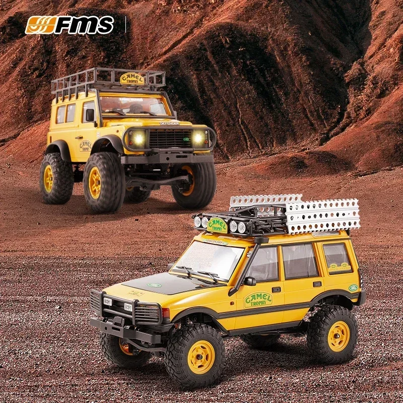 FMS FCX24M RC Car 1/24 Zdalnie sterowany Land Rover Series 4WD Elektryczny zdalnie sterowany samochód terenowy Zabawka dla dorosłych i chłopców