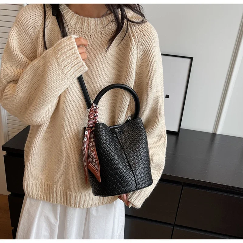 

Модная сумка-ведро, женская сумка через плечо, простая сумка через плечо, ручная сумка, повседневная распродажа для отдыха для ежедневного использования