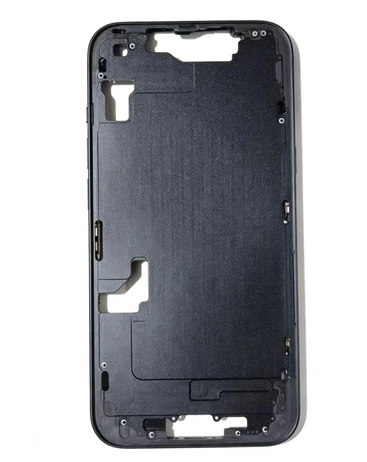 Compatible with iPhone 14 Middle Frame Pre-installed Power Flex Cable Camera Button Without Pop-up Alert,Not include back glass