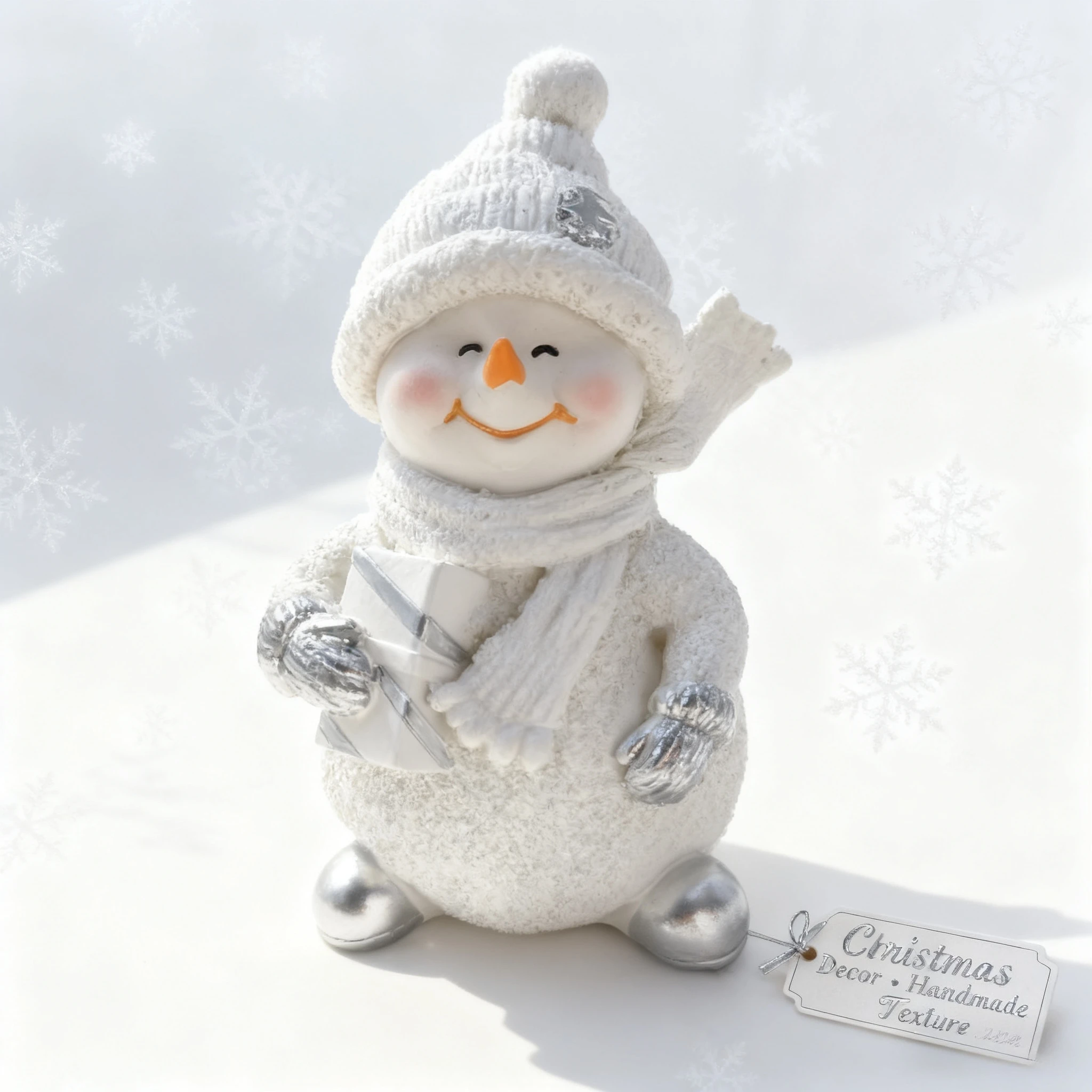 

Christmas Decor Adorable Classic Resin Snowman Sculpture Indoor Outdoor Home Garden Ornament Cute Desktop Holiday Decoration