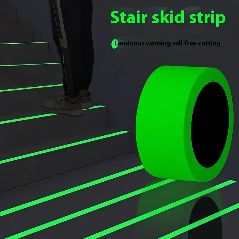 Glow-in-the-Dark Tape Waterproof Fluorescent Sticker for Fishing Poles Ropes Paint Stars Clothes Halloween Christmas Parties