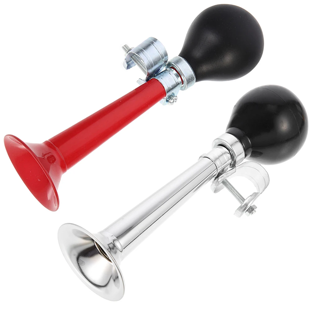 

2pcs Bike Electroplated Iron Car Bell Red Professional Bicycles Bells Black Adults Portable Handlebar Cycling Accessory