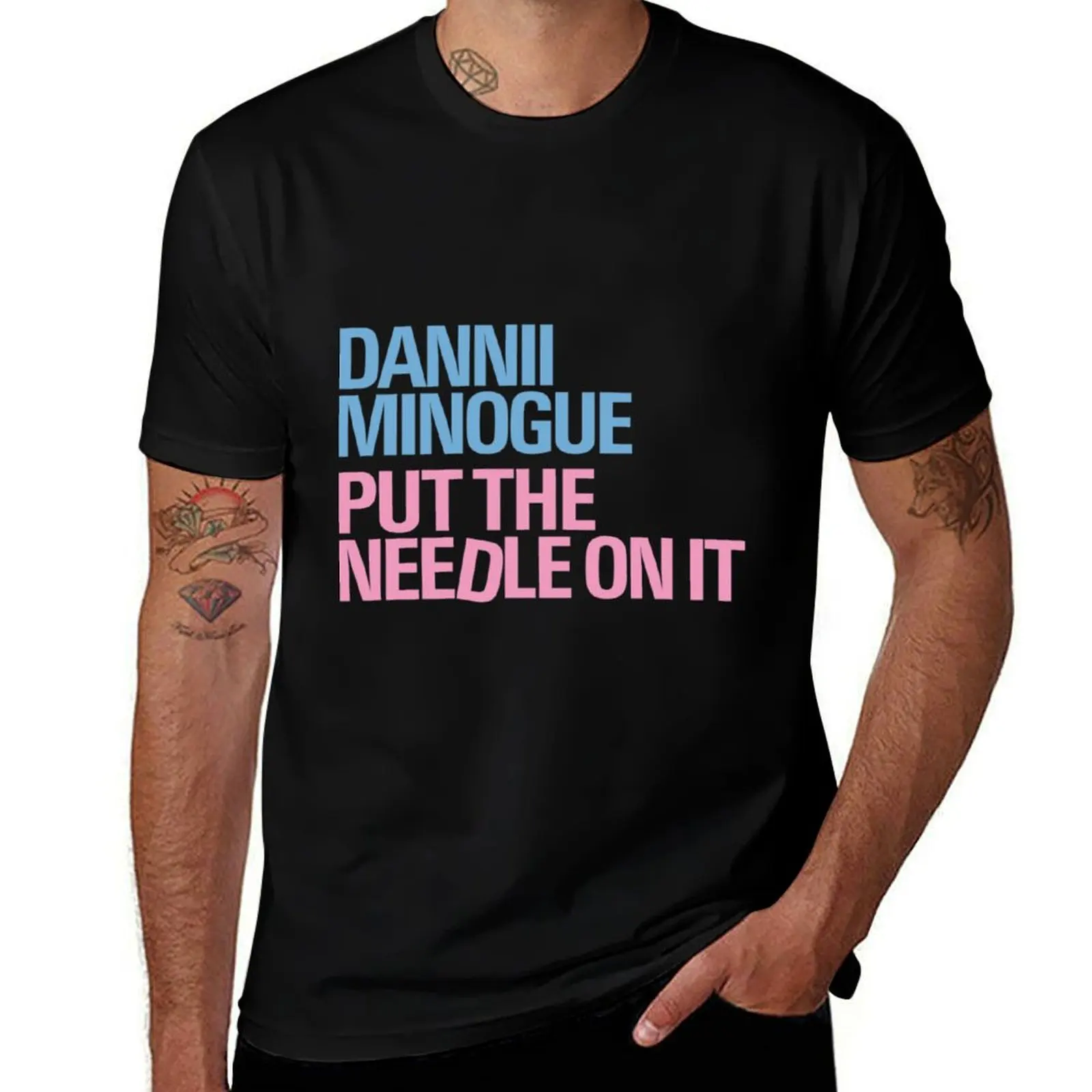 

Dannii Minogue - Put The T-Shirt plus size clothes Anime t-shirt custom shirt blacks outfits for men