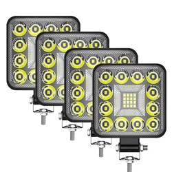 NLpeal 96W LED light Bar Spotlight 12V 24V Car Work Light For Jeep Truck Boat Tractor ATV Offroad 4X4 Barra Mini LED Headlight