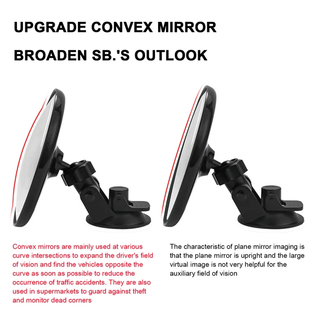 Rear view shops mirror attachment baby