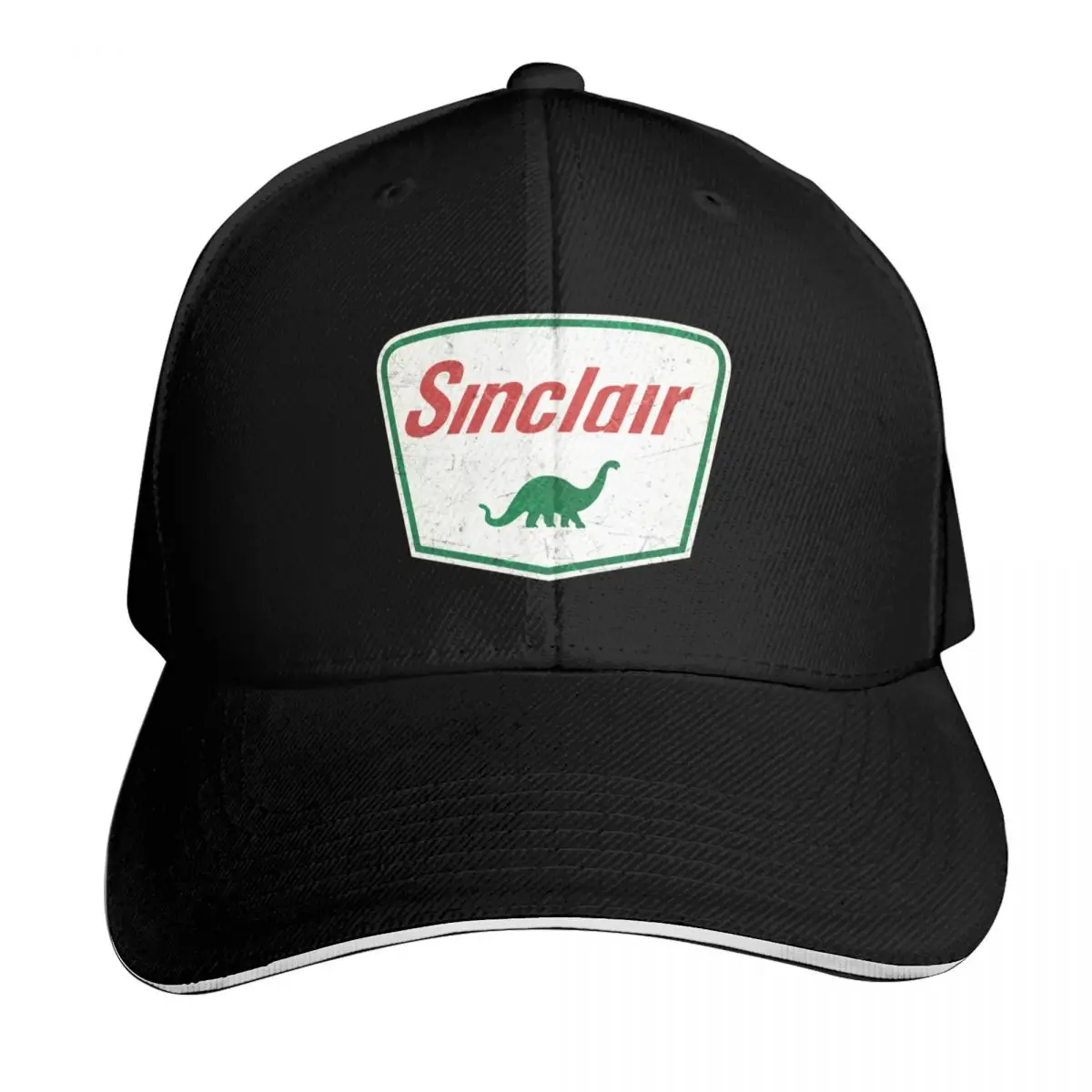 Sinclair Dino Gas Station Baseball Cap Summer Beach Travel Streetwear Hip Hop Trendy Vintage Retro Embroidered