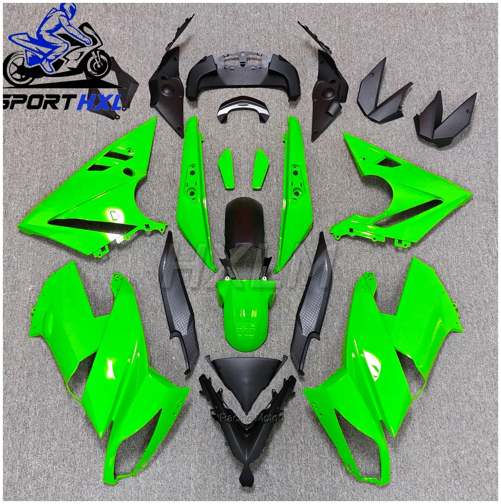 Racing Style Carbon Full Body Kits ER6F 09 11 Blue Fairing ER6F Fairings 2010 Racing Motor Stor For Kawasaki and 2011new 2009 20
