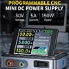 Fnirsi-ポータブルプログラム可能な実験用DC電源、調整可能な電圧レギュレーター、ベンチスイッチングpd、dps150、30v、100 ma-5、150w 2