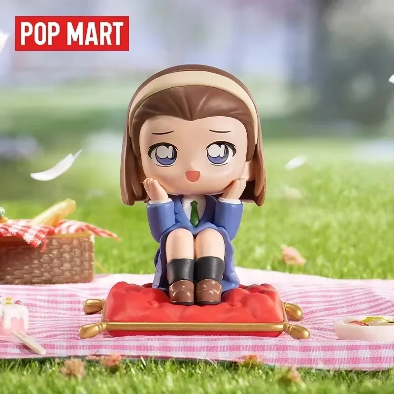 

POP MART знаменитый детектив Конан, классическая серия персонажей, слепая коробка, игрушки, кавайная аниме, экшн-фигурка, сюрприз, Mystery Box, куклы