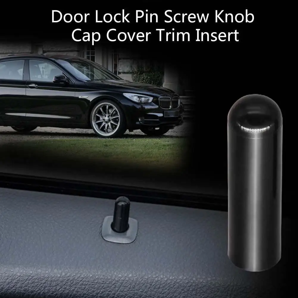 Car Door Lock Button Pin Screw Knob Cap Plastic Car Interior Door Lock Knob For BMW M3 M5 M6 E46 E39 E90 E60 E36 F30 F10 E30