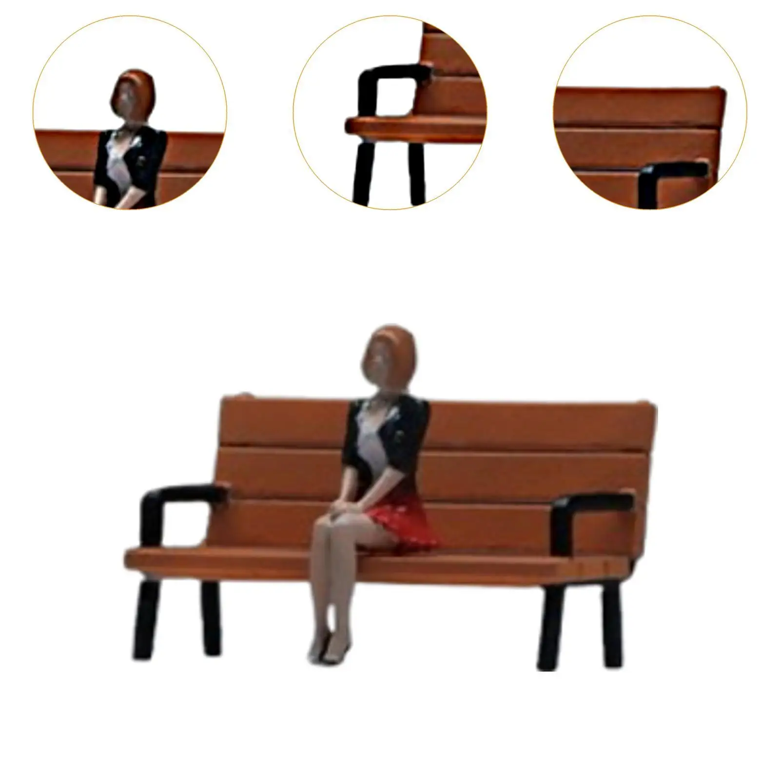 1/64 Scene in miniatura Decorazione Collezione di oggetti fotografici Diorami da tavolo con sabbia