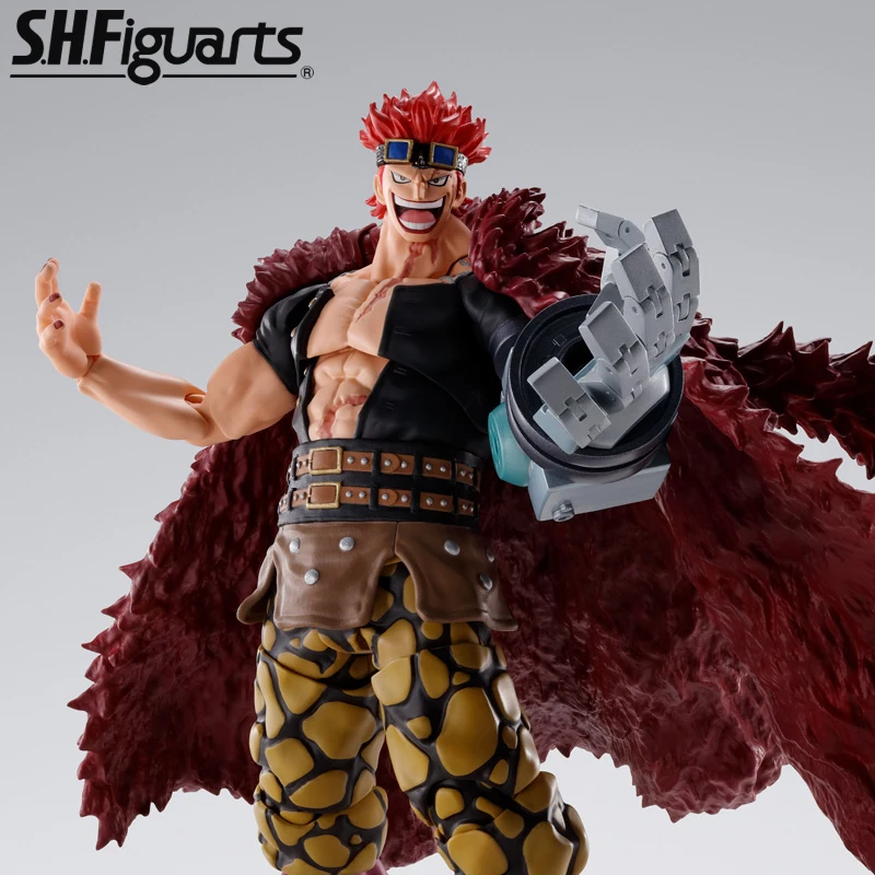 Original Bandai S.H.Figuarts One Piece Eustass Kid The Raid On Onigashima 18Cm Action Figure Collectible Model Toy Gift In Stock