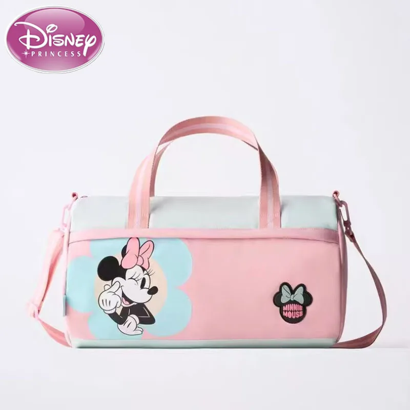 

Disney New Cartoon Minnie Pattern Bowling Bag Fashionable and Versatile Daily Sports Crossbody Handbag
