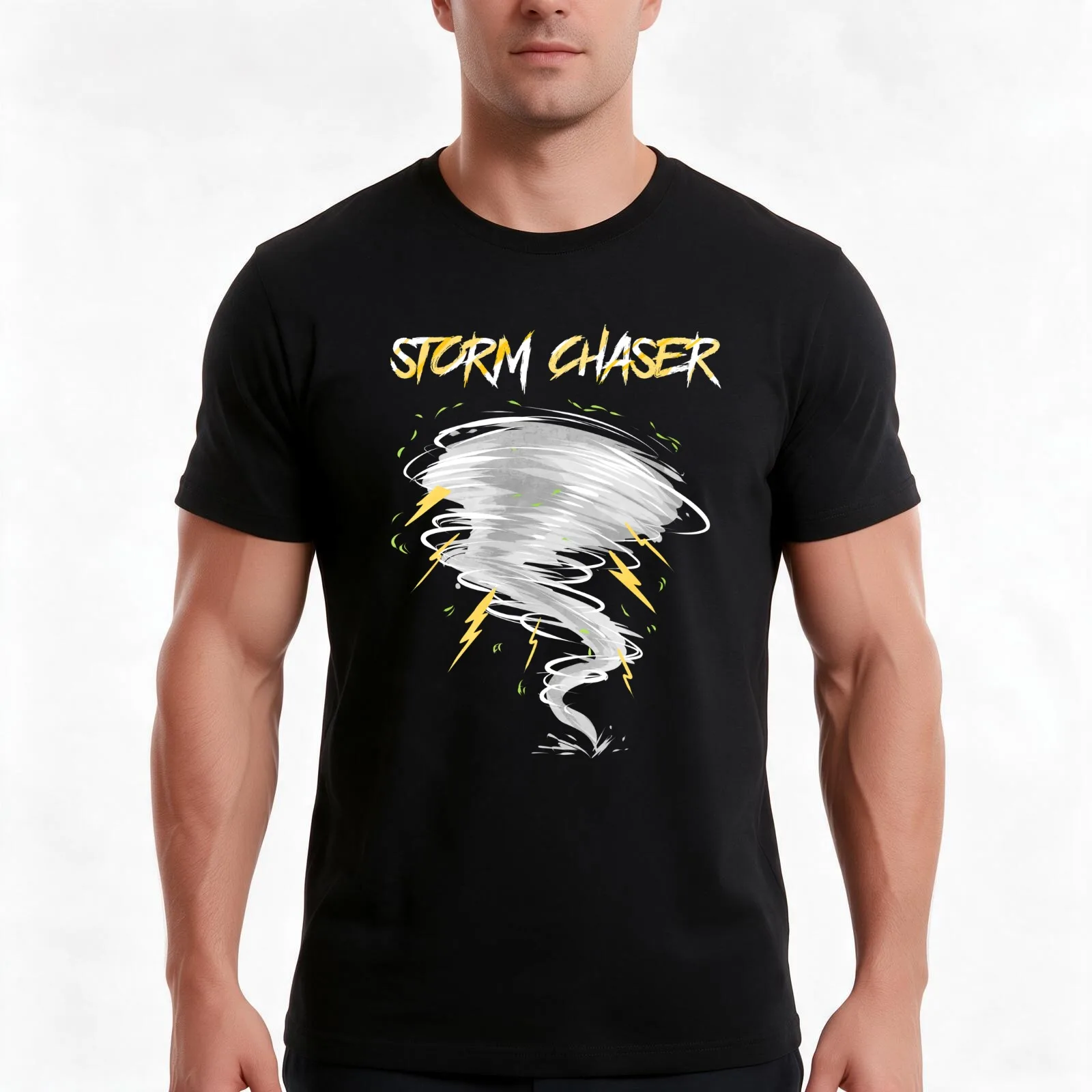 Storm Chaser Tornado & Hurricane T-Shirt Summer Casual Cotton Tee Oversized Streetwear Tops Vintage Graphic Print