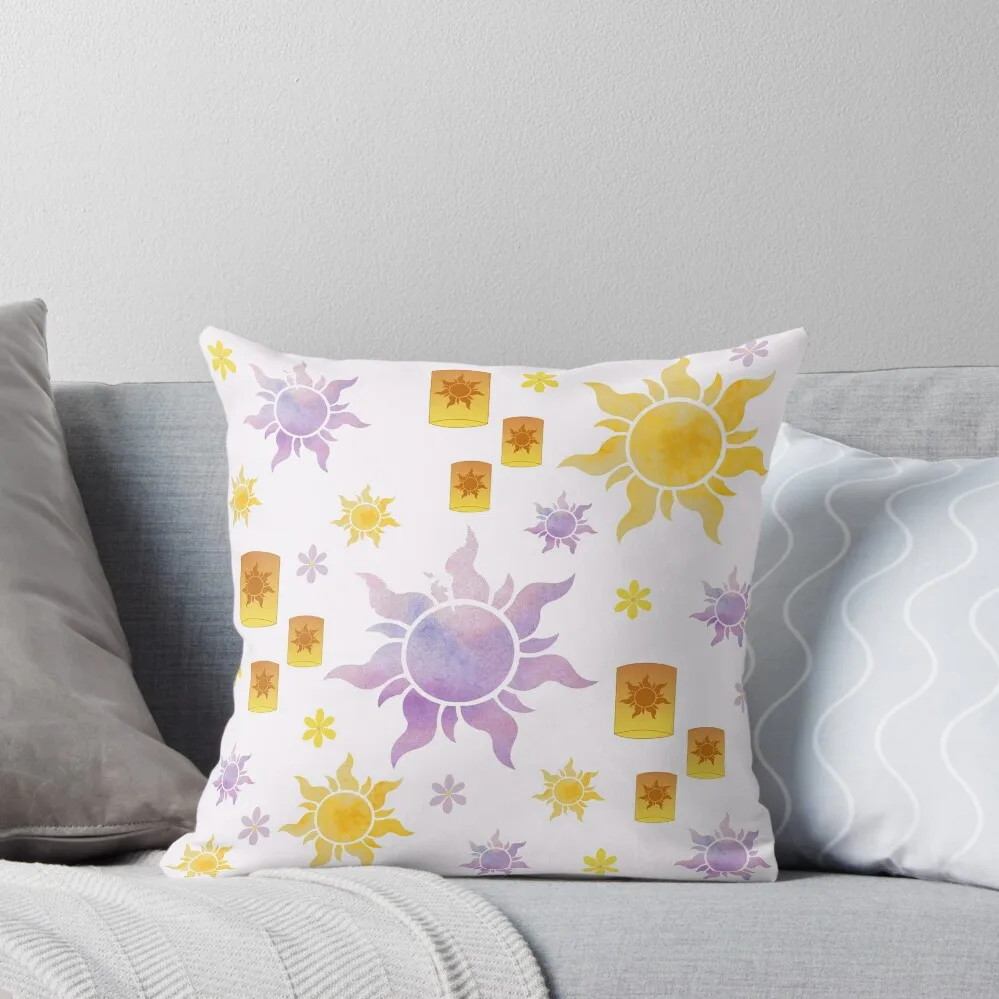 

Tangled Sun Pattern Throw Pillow Luxury Pillow Cover Pillowcases For Pillows Elastic Cover For Sofa sleeping pillows pillow