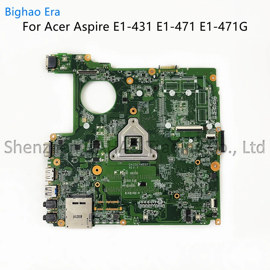 Dành Cho Laptop Acer Aspire E1-431 E1-471 V3-471 E1-471G Laptop Bo Mạch Chủ Với HM77 Chipset DAZQSAMB6F1 DAZQSAMB6E1 NBV7B11001 100% Được Kiểm Tra