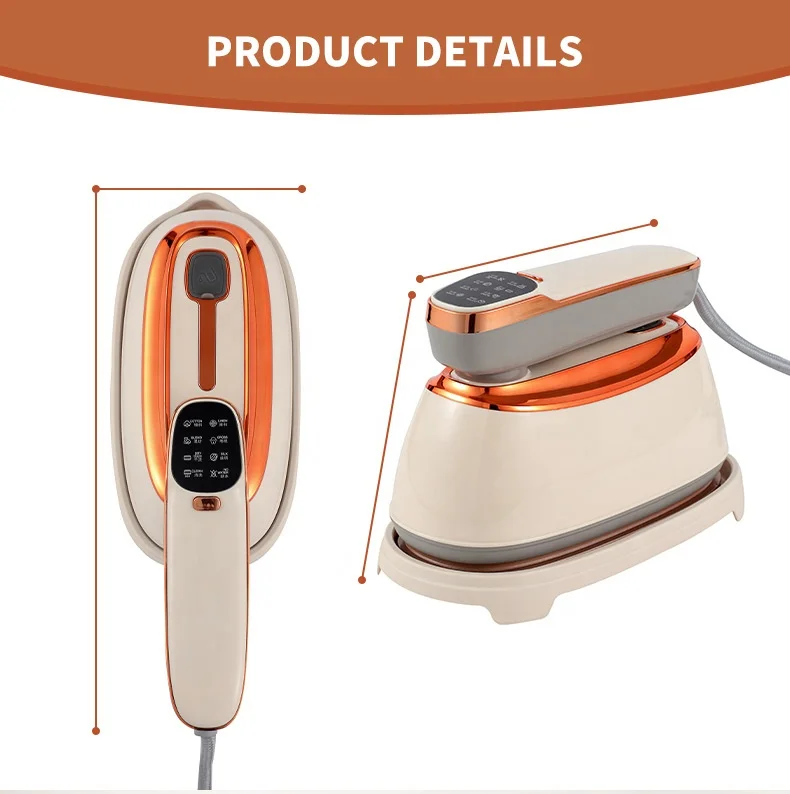Premium Travel Steamer for Clothes Portable Mini Size Efficient Fast Heating Travel Iron with Steam Delicate Iron Steamer