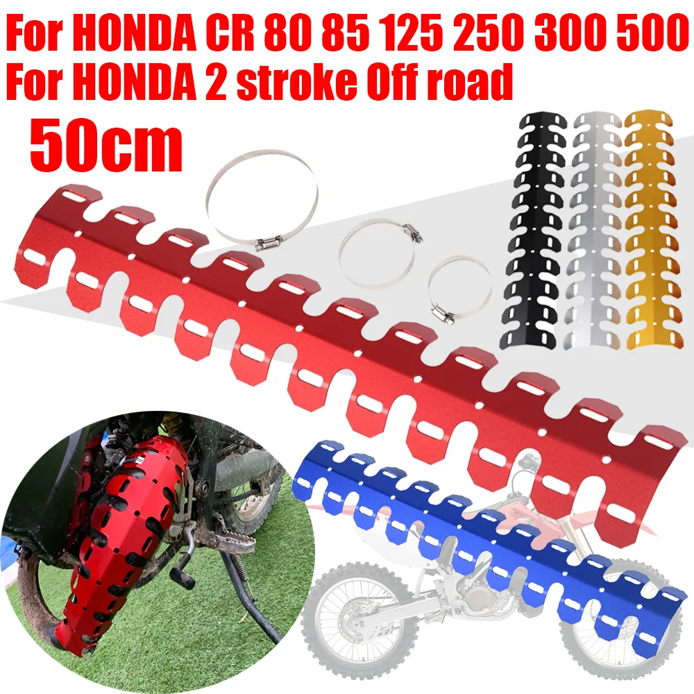 Do HONDA CR250R CR125R CR300R CR500R CR85 CR 80 85 250 CR125 CR250 CR300 CR500 Osłona termiczna wydechu Osłona rury tłumika