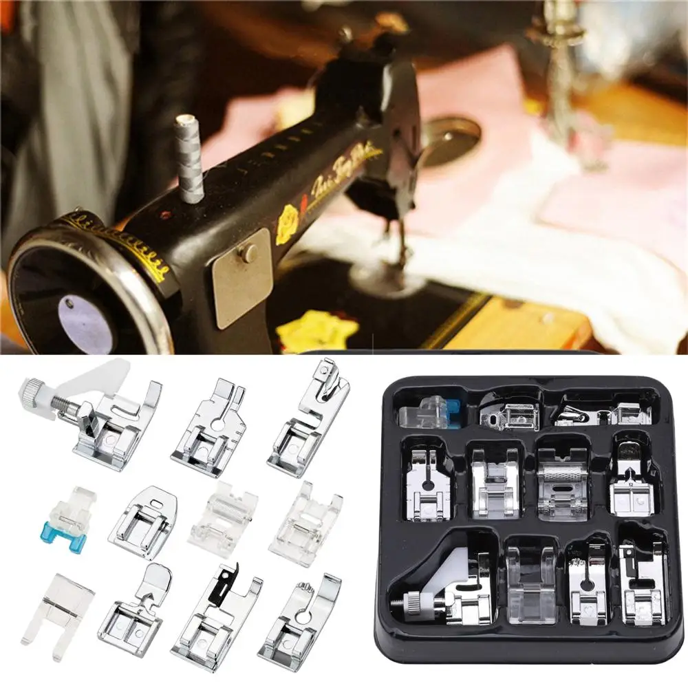 

Прижимные лапки для штопки, швейные инструменты для Brother Singer, набор лапок, защелкивающиеся лапки для вышивальной машины, лапка для бытовой швейной машины