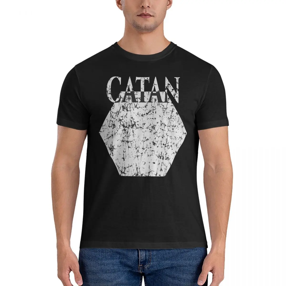 

Мужская футболка с логотипом C-Catan, новинка, футболки с коротким рукавом и круглым вырезом, хлопковые летние топы