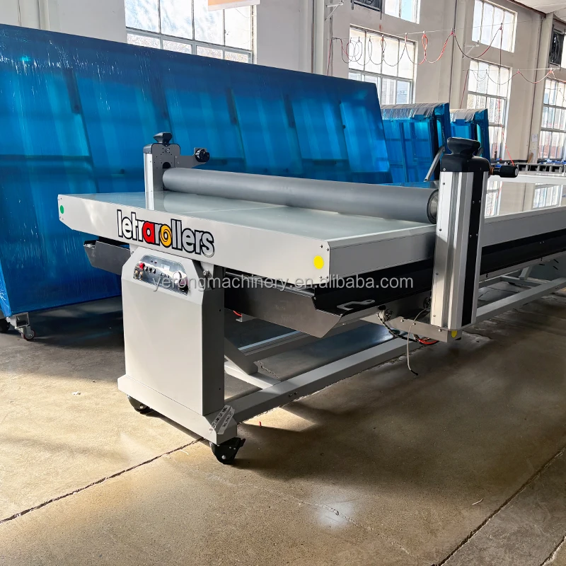 Smart Flatbed Applicator 1.3m*2.5* Wide Fortmat 60C Warm And Cold Flat Bed Laminating Machine LF1325-B4