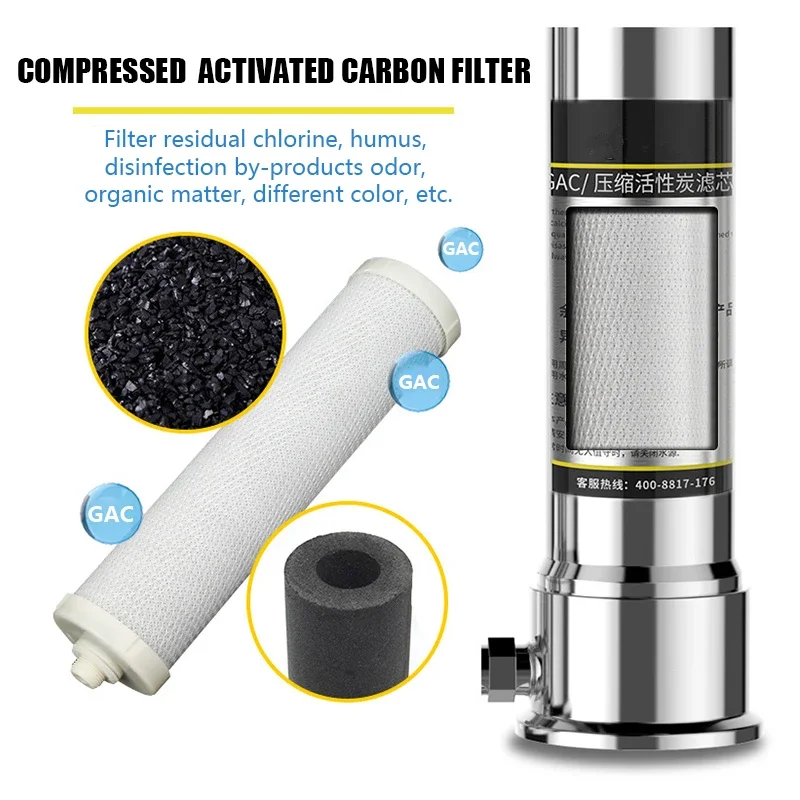 Kitchen Countertop Drinking Water Purifier Ceramic  Activated Carbon Household Filter System Purifying Machine