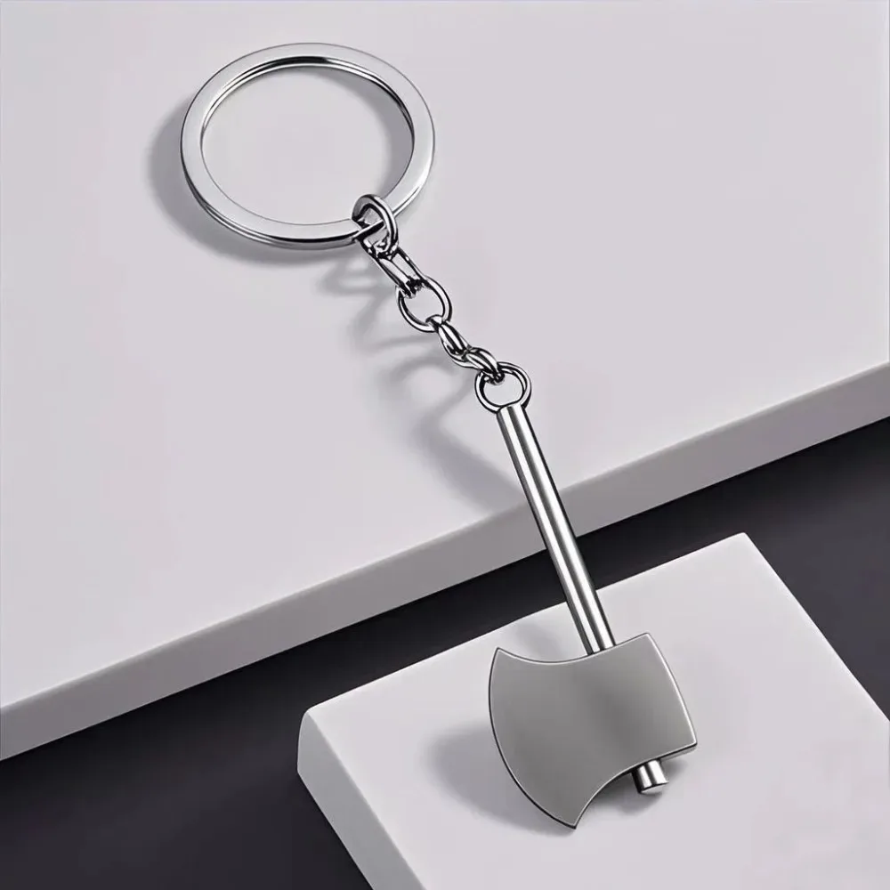 أدوات صغيرة لتقوم بها بنفسك المفاتيح المعدنية المطرقة المفك كماشة الفأس وجع مقص الفرجار مجرفة كيرينغ الفولاذ المقاوم للصدأ هدية عيد الأب #6