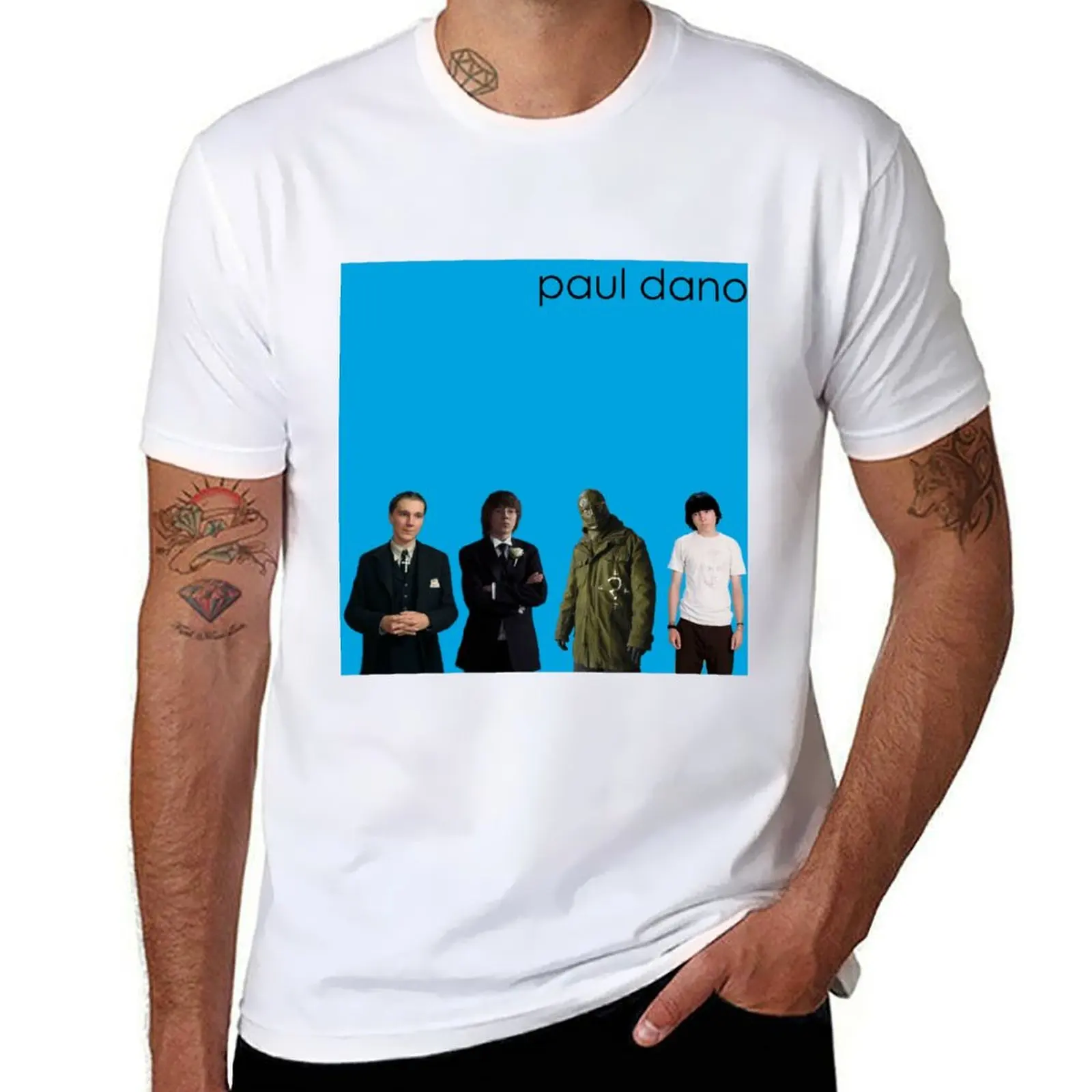 

Paul Dano but Blue T-Shirt All Weather Casual Short Sleeve