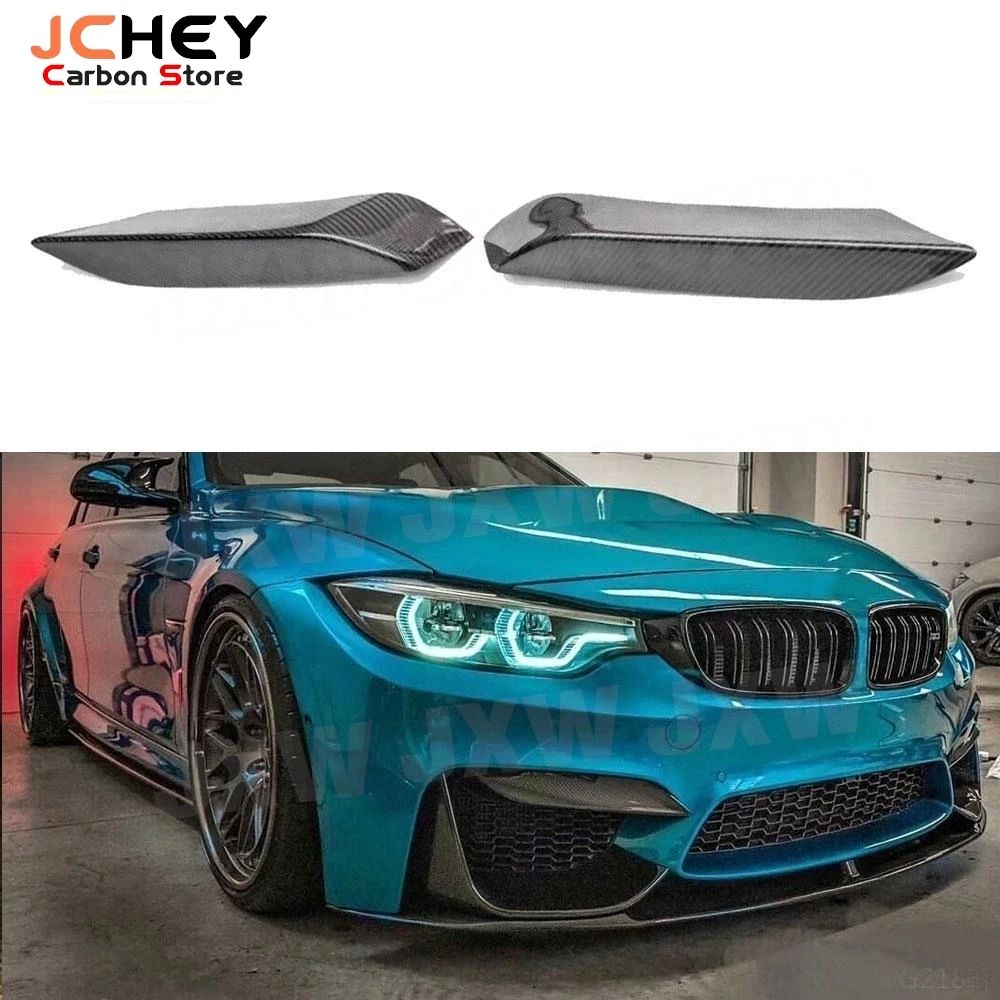 

JCHEY Carbon Fiber Front Bumper Extension for BMW 3 Series F80 M3 4 Series F82 F83 M4 2012-2018