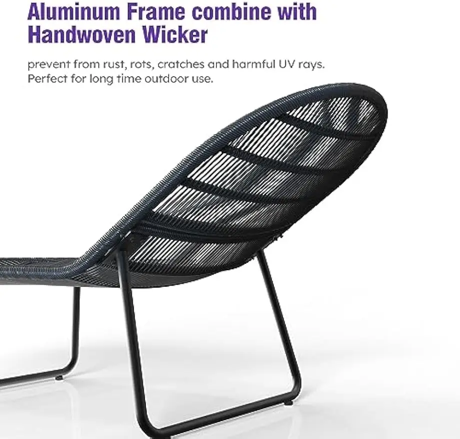 Chaise Lounge, 2 piezas, gris