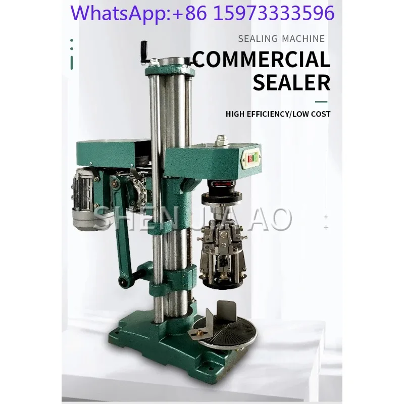 Semi Automatic Capping Machine Pilfer Proof Bottle Cap Making Juice Wine Water Liquid Bottles Glass Plastic Packing