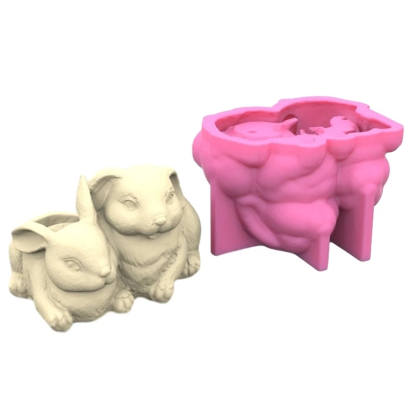 Easy to Use Silicone Mold Flower Pots Molds Succulent Planter Mold for DIY Lover Dropship