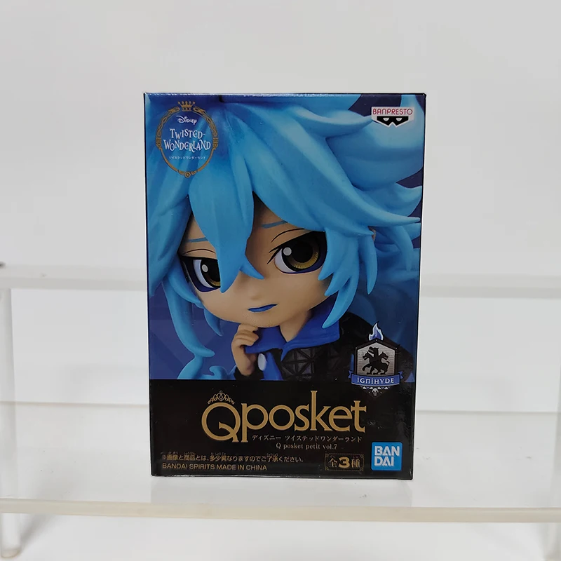 Echte Bandai Q posket Serie Disney Twisted Leona Jack Ruggie Wonderland Azul Ashengrotto Sammlermodell Spielzeug Geschenk