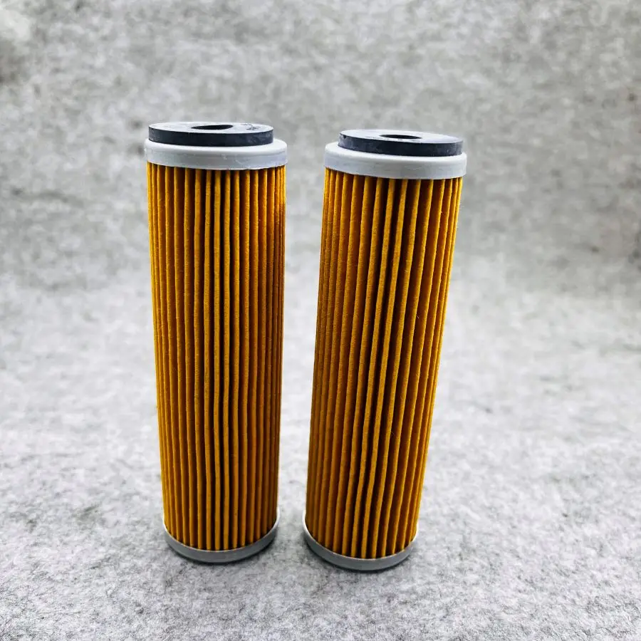 Yecnecty 2X Motorcycle Oil Filters Custom Scooter Engine Cleaner Accessories For Zongshen NC250 ZS250GY-3 / RX3