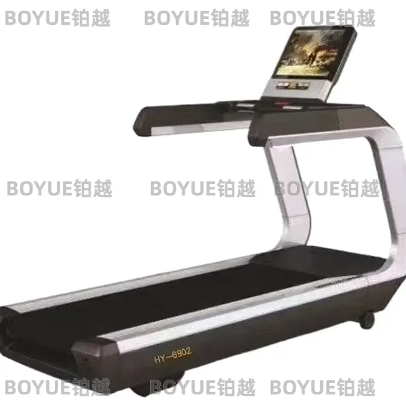 Commercial Electric Treadmill Large Running Belt Smart Indoor Fitness Equipment Gym Wide Deck Multimedia Sports Machine