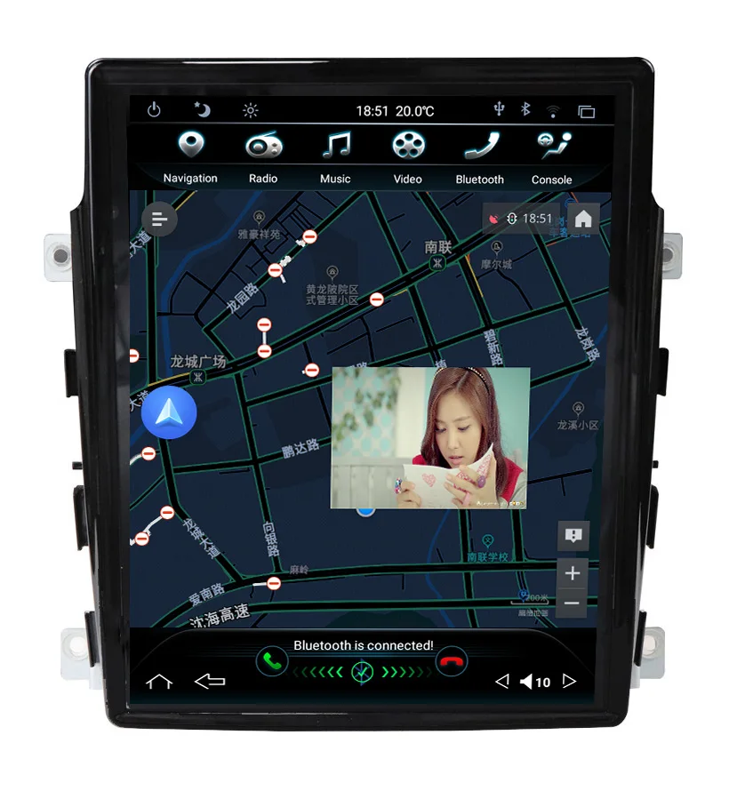 10,4'' Android 9.0 6-Core 4+64GB GPS Multimedia Player für Porsche Panamera 2011-2016 Auto Video Radio Stereo System