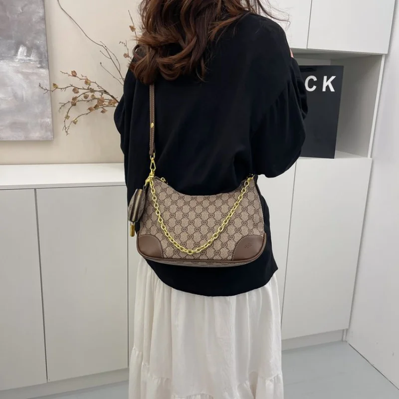 

Premium Leather Shoulder Bag For Women, Stylish Messenger Bag With Crossbody Strap, Popular Classic Elegant Design