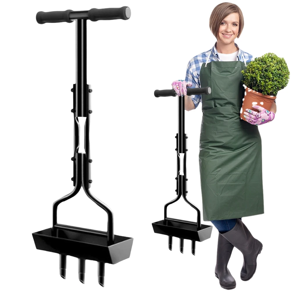 

Manual Lawn Aerator Lawn Aerator Garden Tool with Cleaning Tool Lawn Aerator Coring Tool Grass Aerating Tool for Lawn Yard Care