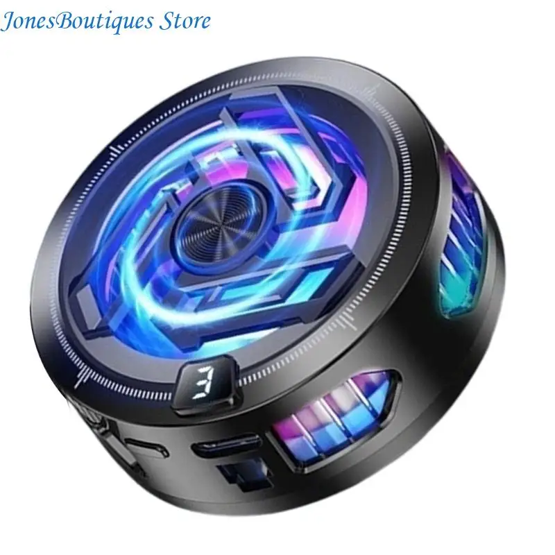 Phone Cooling Fan for Long Phone Use with USB Input and Phone Mount, Small ABS Aid for Gaming and Dorm Routines W8KE