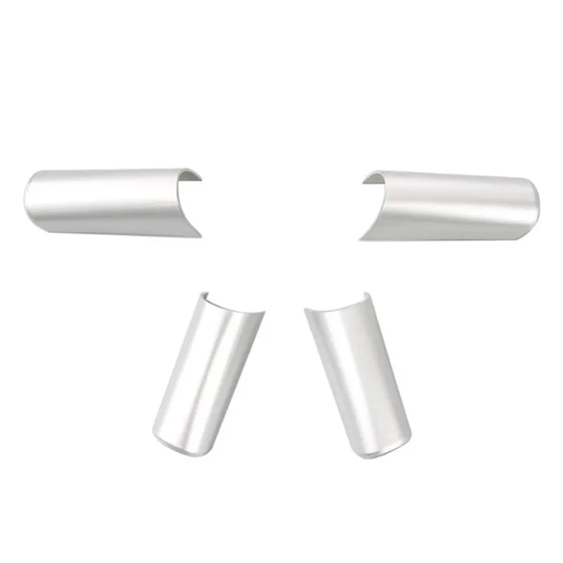 Interior do carro Volante Capa Guarnição, Adesivo Decoração, Acessórios para 2007-2010 Jeep Wrangler JK JKU, Prata