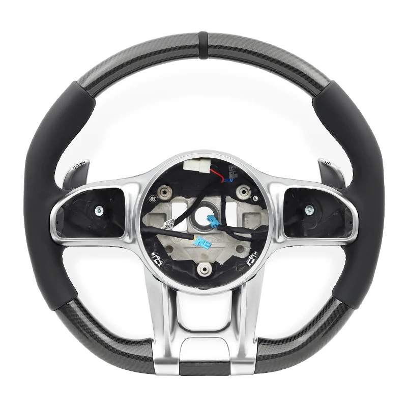 

Car Steering Wheel for Mercedes Benz AMG W166 W177 W205 W213 W212 W204 W218 W222 W463 C63 E63 CLS GLC GLE GLS GLK A C E S Class