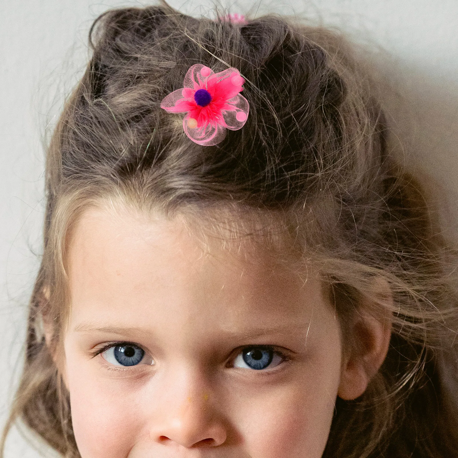 

10PCS Imitation Clips Hair Clips Kids Flower Hair Clip Barretes Flower Design Girls Hairpin Child Bangs Ponytail
