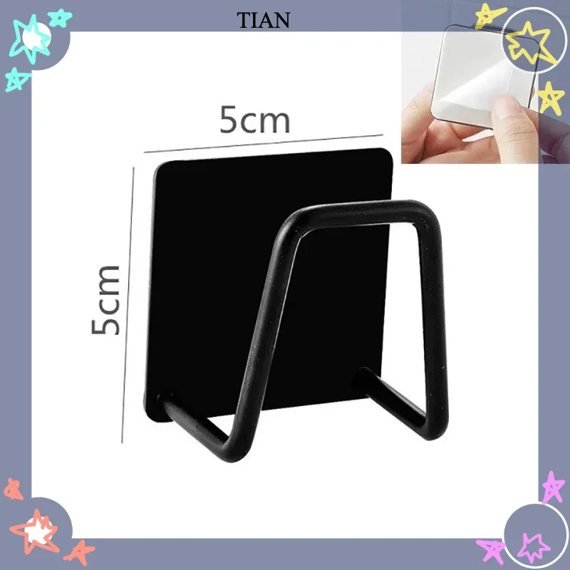 TIAN  Stainless Steel Sink Sponge Rack For Sponge Steel Wire Ball Draining Paste The Inner Wall Of The Sink Kitchen Supplies