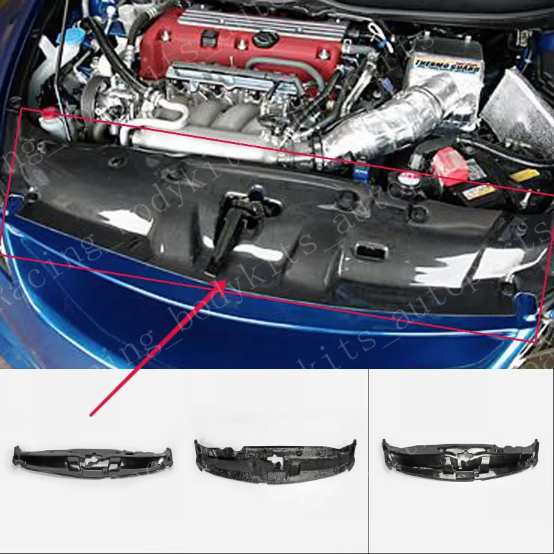 

Car BodyKits For Honda Civic FD2 Cooling Slam Panel Radiator Cover FRP Unpainted Bodykits