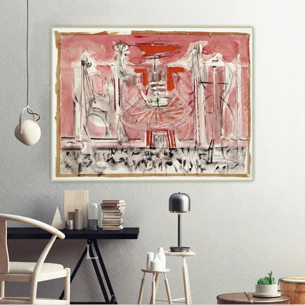 Citon Mark Rothko《Untitled.92》Canvas Art Oil Painting Abstract Artwork Painting Decorative Picture Wall Decor Home Decoration
