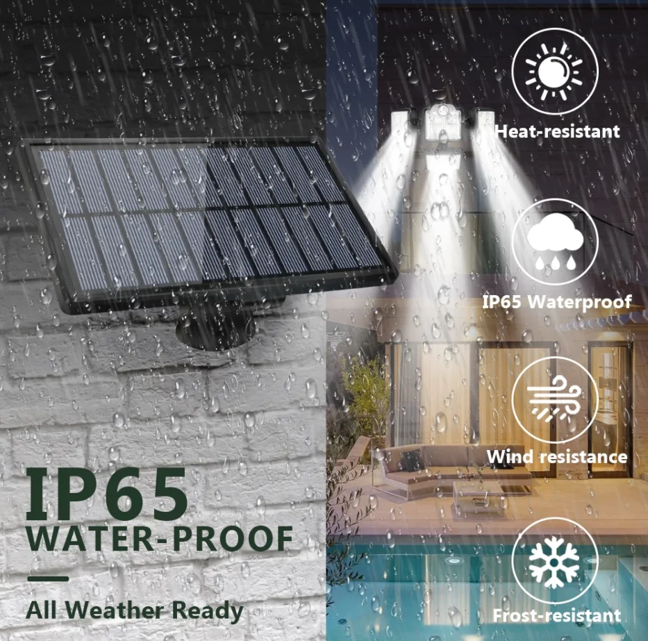 High power Solar Motion Lights - Outdoor Power Brush review and price