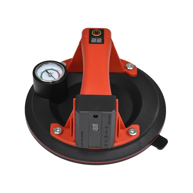 NEW 2400mAh Electric Vacuum Suction Cup for Glass Tile Strong 200kg Bearing Capacity 8 Inch Industrial Sucker with Air Pump