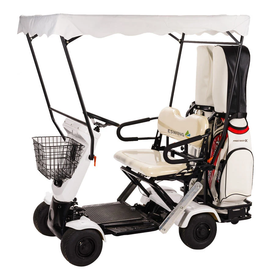 

Factory Price Drive 2000w Folding 4 Wheel Two Seat Golf Electric Cart