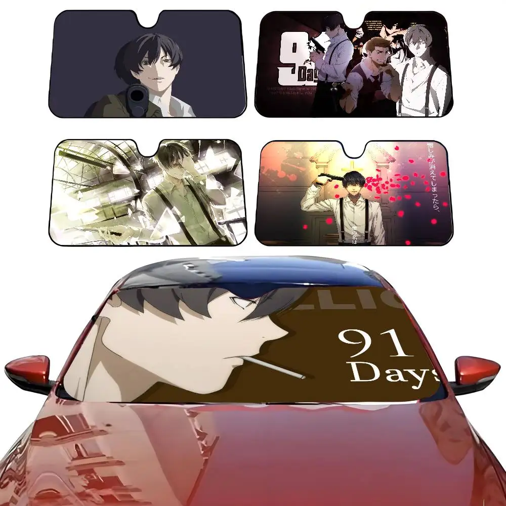 

ANIME 91 Days Car SunShade Parasol Car Windshield Sun Shade UV Protection and Interior Cooler